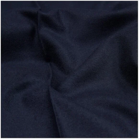 Drake's - Navy Wool Flannel Single Pleat Trouser - Size 46 (IT / EUR)